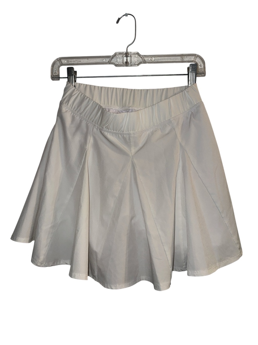 Year of Ours Women’s The Tennis Skort Athletic Skirt White Small Elastic Waist - Picture 2 of 8